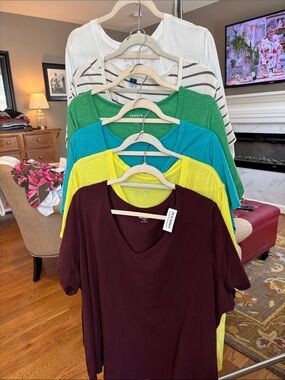 Torrid V-Neck Short Sleeve Tee Bundle of 6